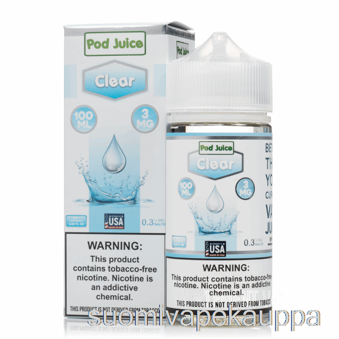 Vape Netistä Kirkas - Palkomehu - 100ml 0mg